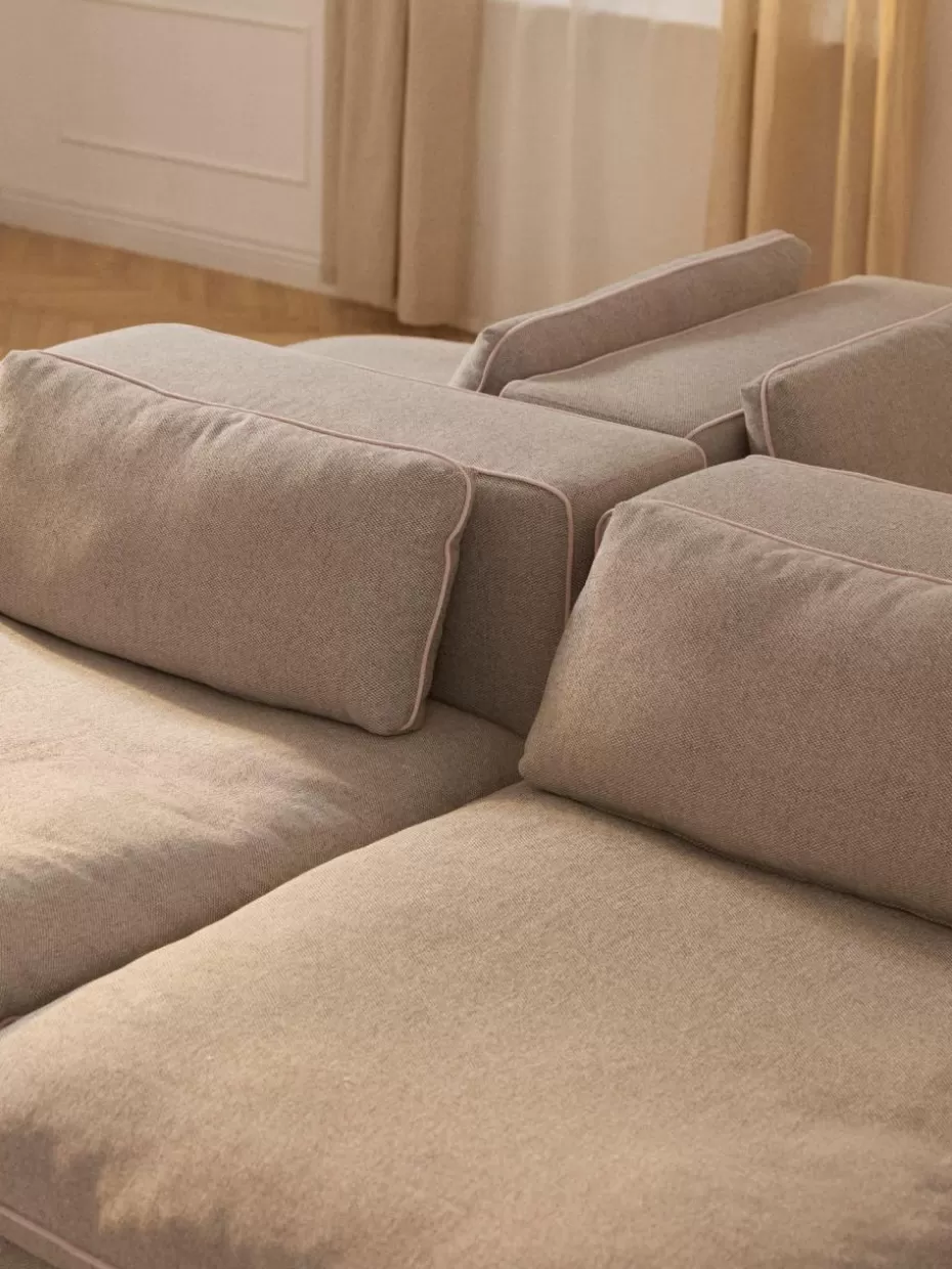 Sofakissen-Westwing Collection Sofa-Kissen Felix Beige