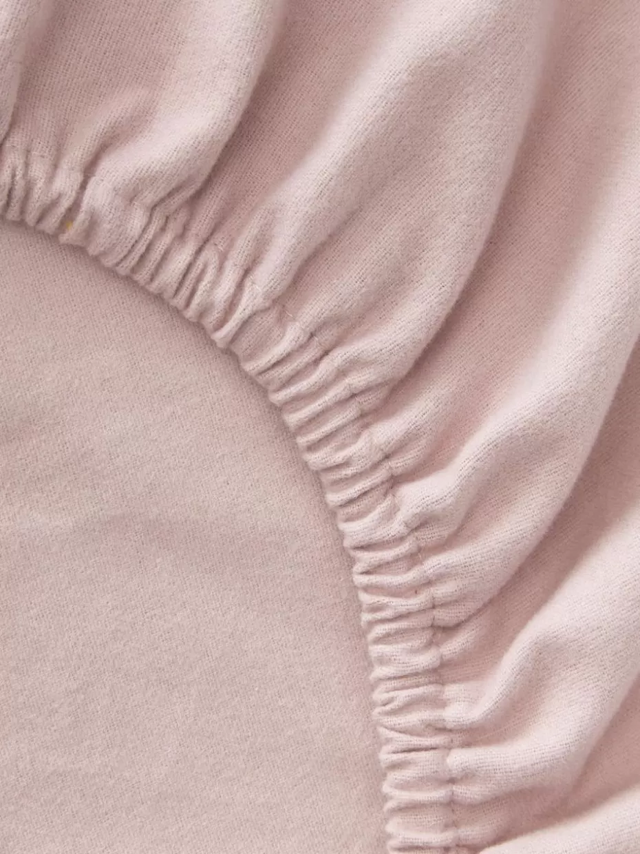 Spannbettlaken-Westwing Collection Spannbettlaken Biba, Flanell Hellrosa