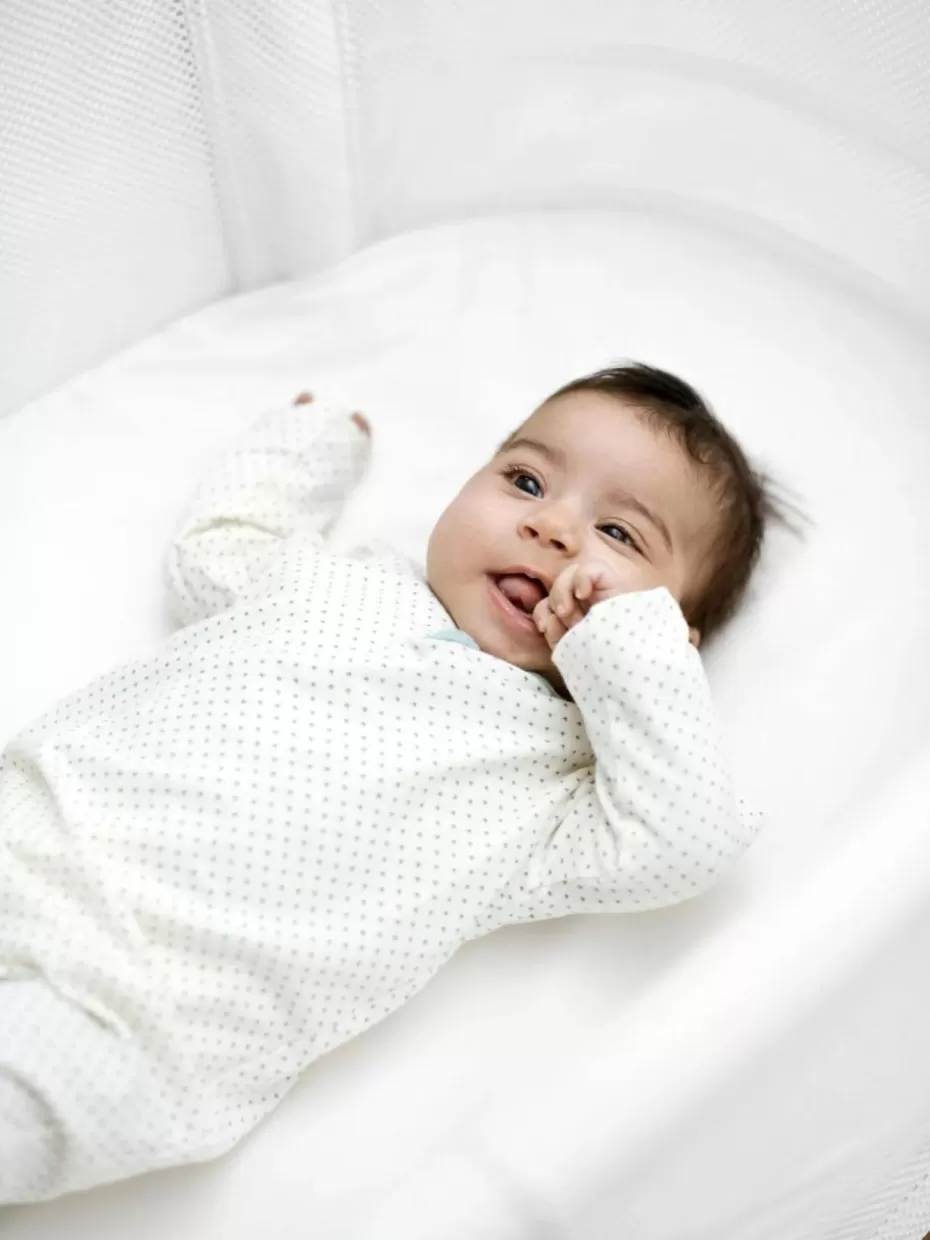 Babybetten-BabyBjörn Spannbettlaken Bliss aus Baumwolle