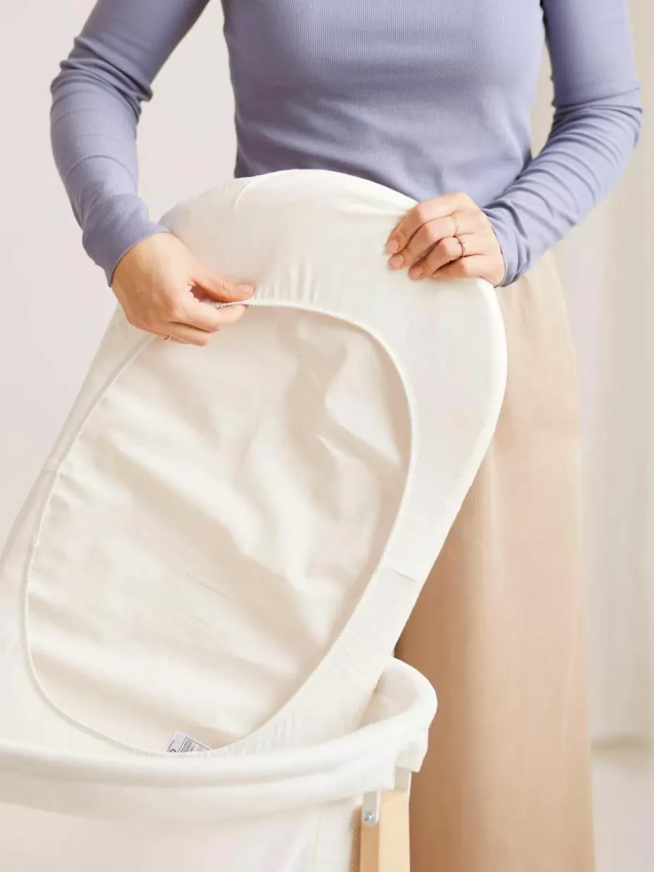 Babybetten-BabyBjörn Spannbettlaken Bliss aus Baumwolle