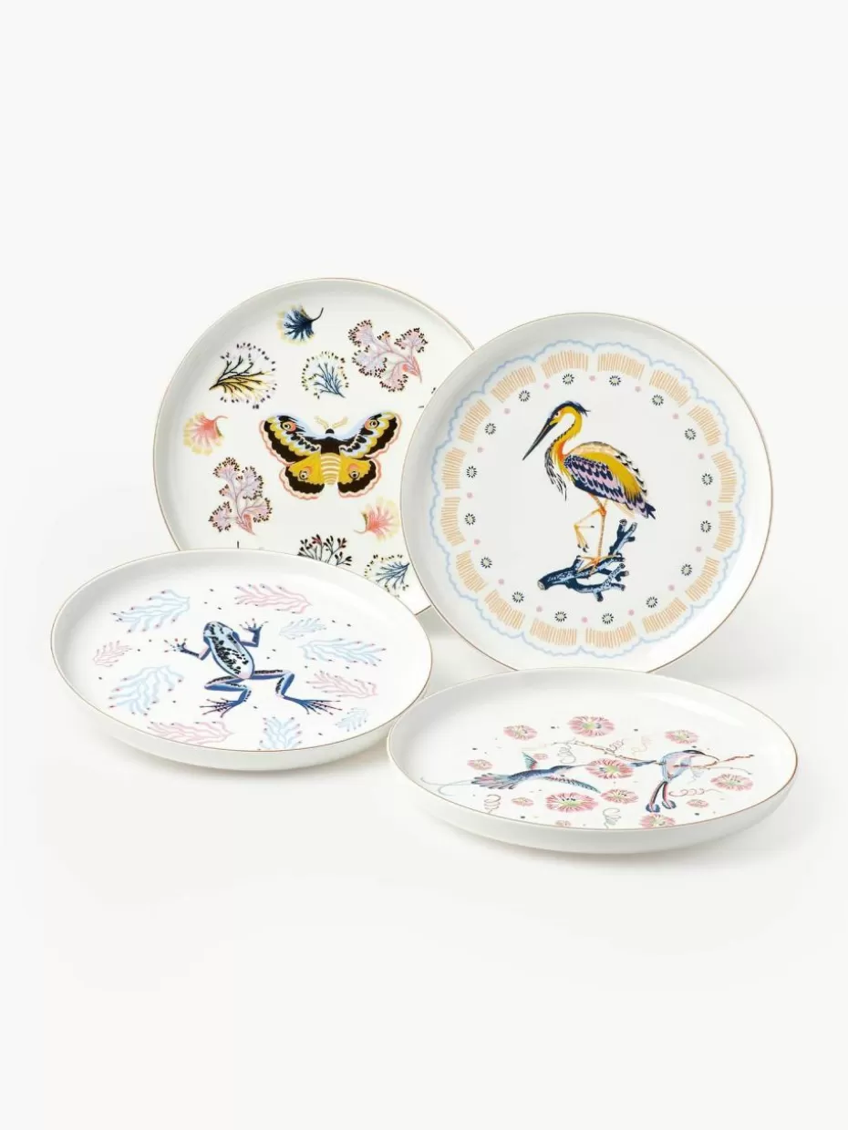 Teller | Geschirrserien-Westwing Collection Speiseteller Flamboyant, 4er-Set