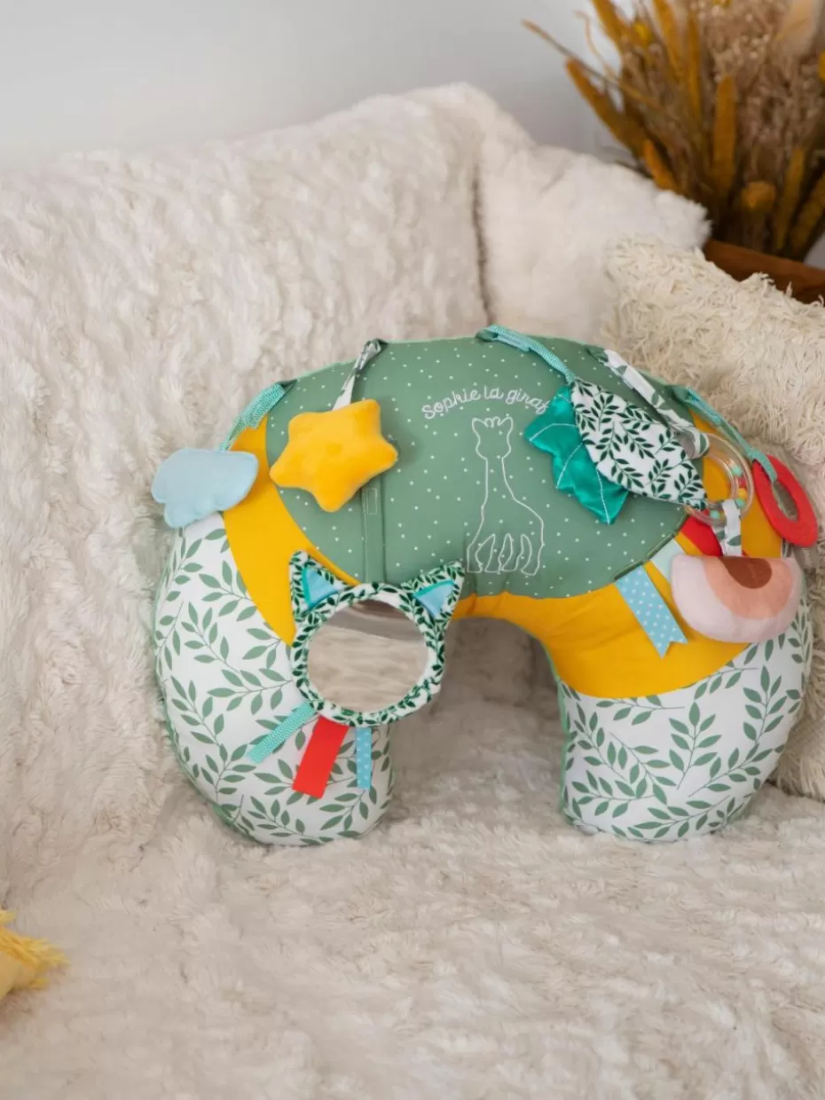 Spielzeug & Kuscheltiere-Sophie la girafe Spiel- und Kuschelkissen
