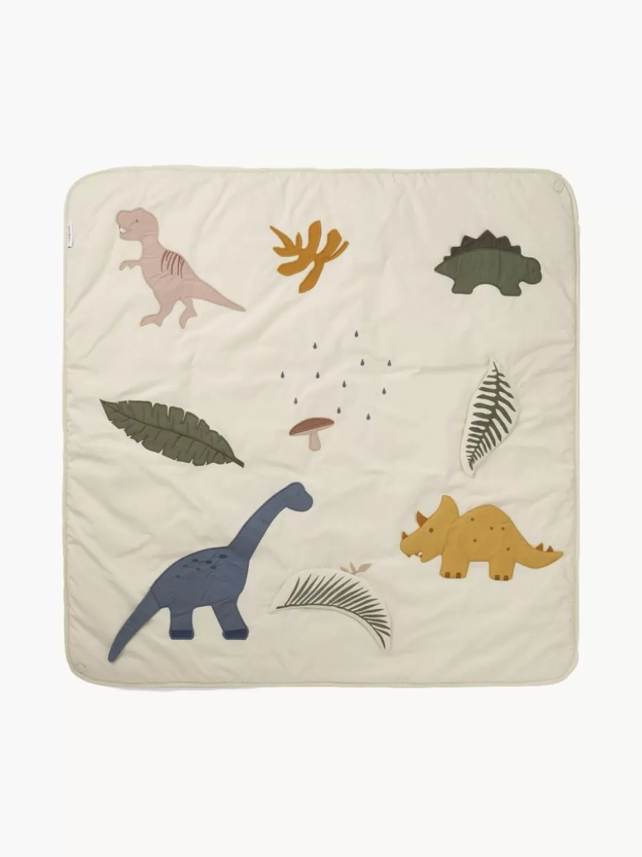 Kuschel- & Krabbeldecken-Liewood Spielmatte Glenn Off White, Dino-Motiv