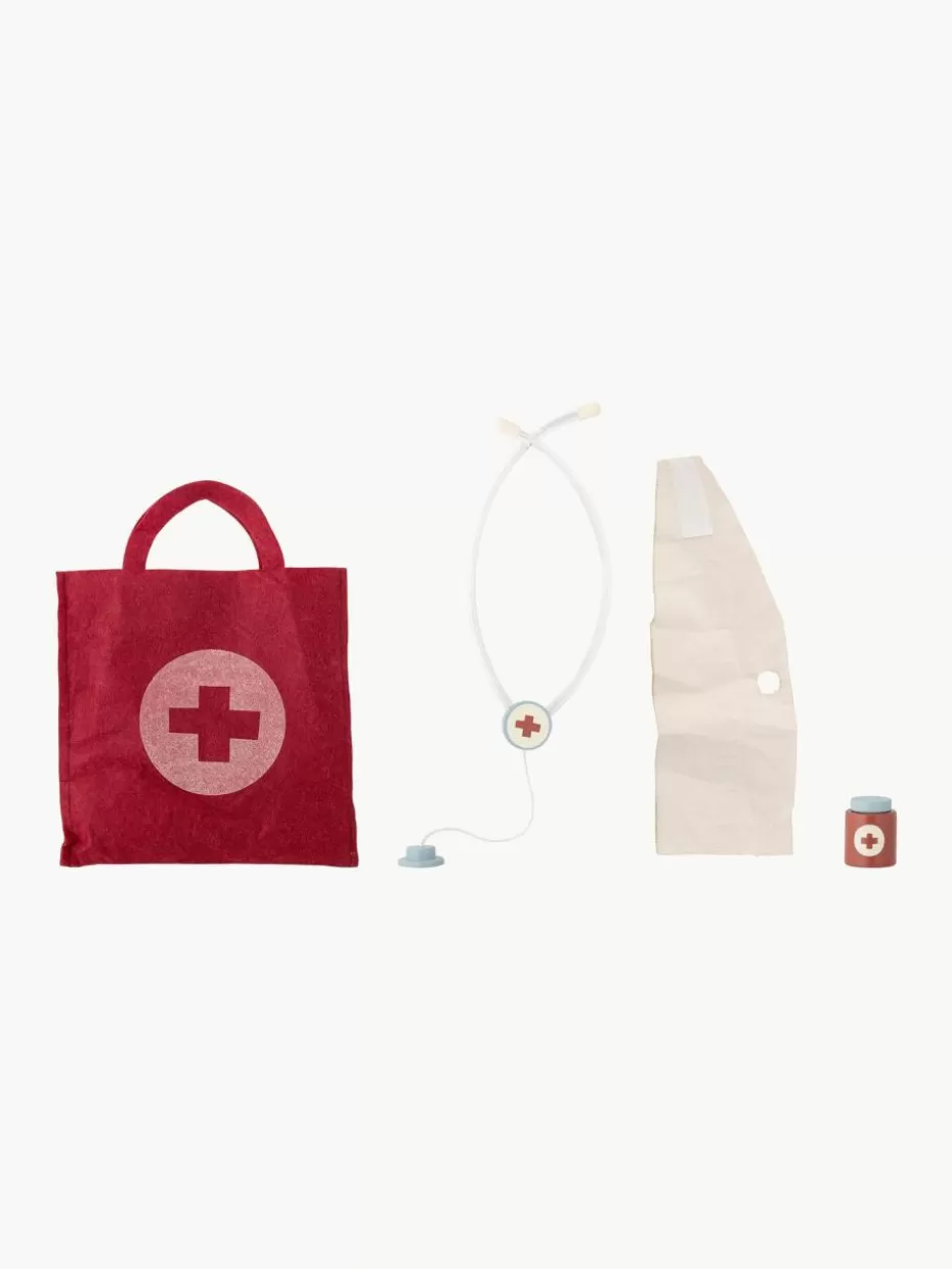 Spielzeug & Kuscheltiere-Bloomingville mini Spielzeuge Elliott für kleine Ärzte, 4er-Set