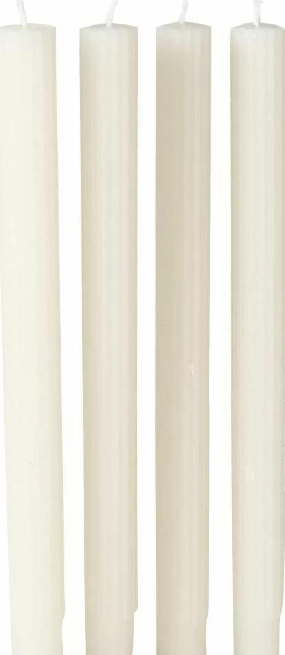 Kerzen-Westwing Stabkerzen Classic, 4 Stück Off White