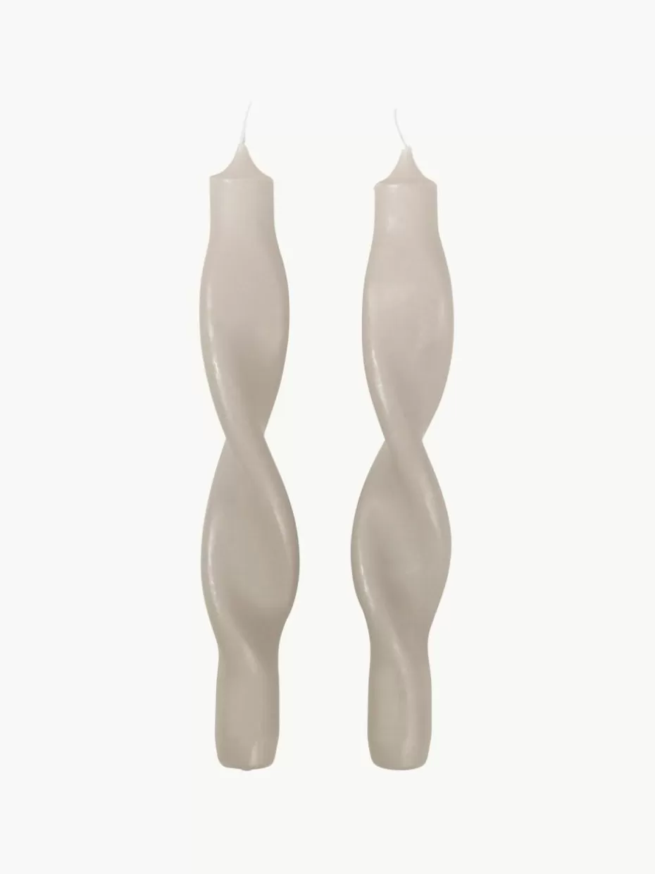 Kerzen-Broste Copenhagen Stabkerzen Twist, 2 Stück