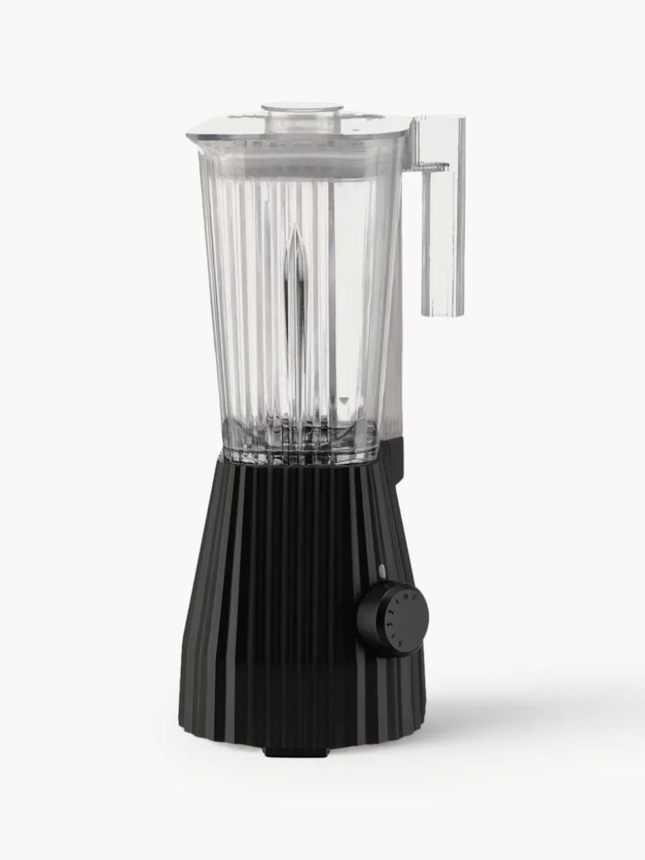 Mixer-Alessi Standmixer Plissé Schwarz, matt