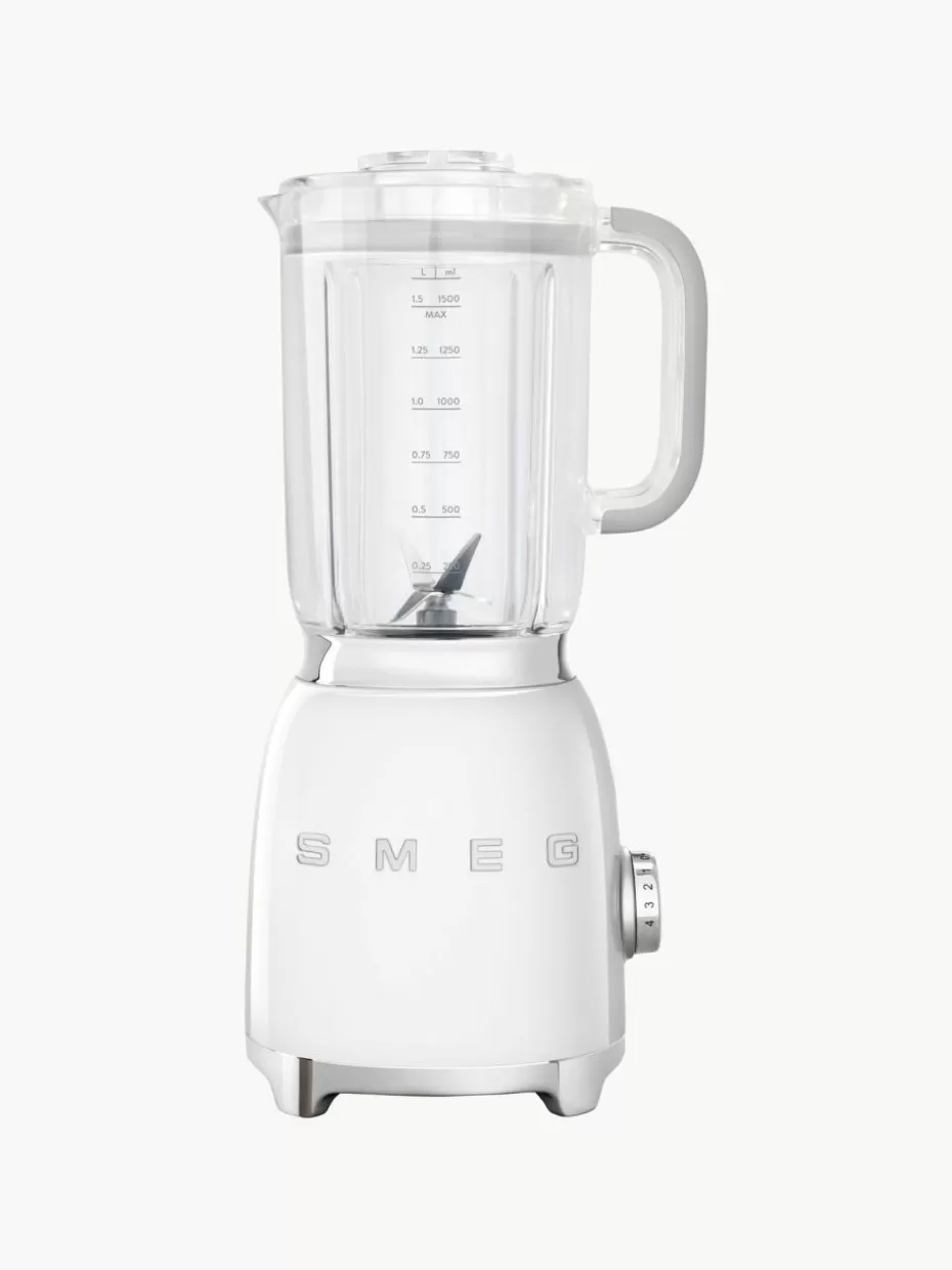 Mixer-Smeg Standmixer 50's Style Weiß, glänzend