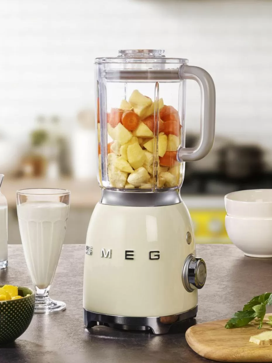Mixer-Smeg Standmixer 50's Style Cremeweiß, glänzend