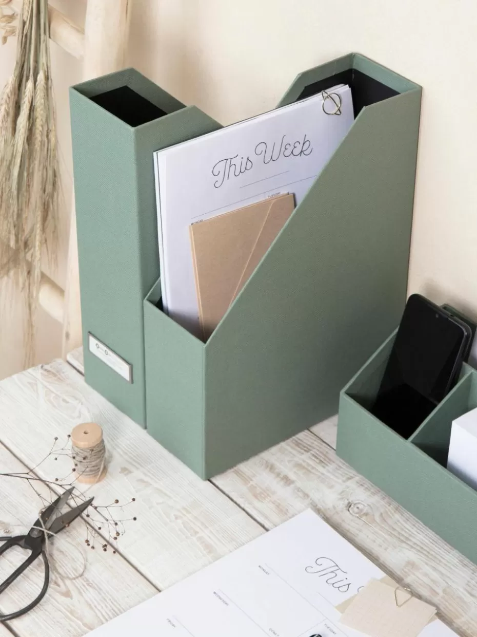 Bürobedarf-Bigso Box of Sweden Stehsammler Viola, 2 Stück Salbeigrün