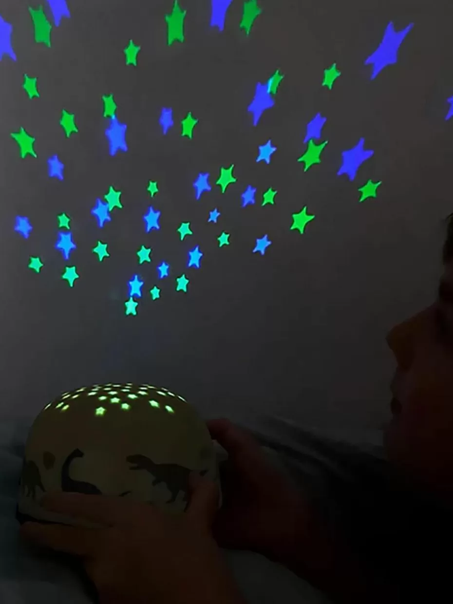 Lampen | Kinderzimmerlampen-A Little Lovely Company Sternenhimmel-Projektor Dinosaurs mit Timer Dinosaurier