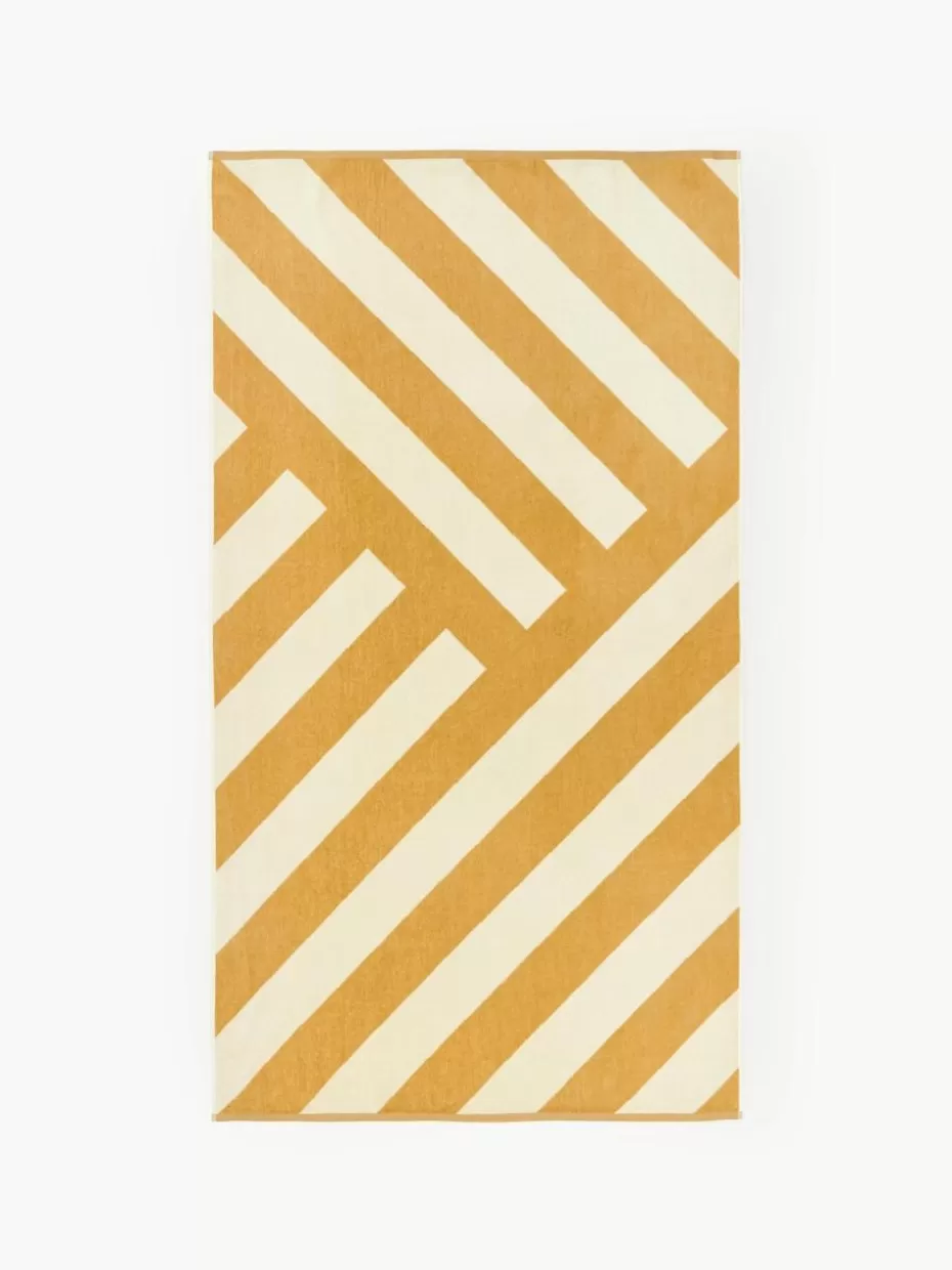 Strand- & Hamamtücher-Westwing Collection Strandtuch Suri mit Zickzack-Muster
