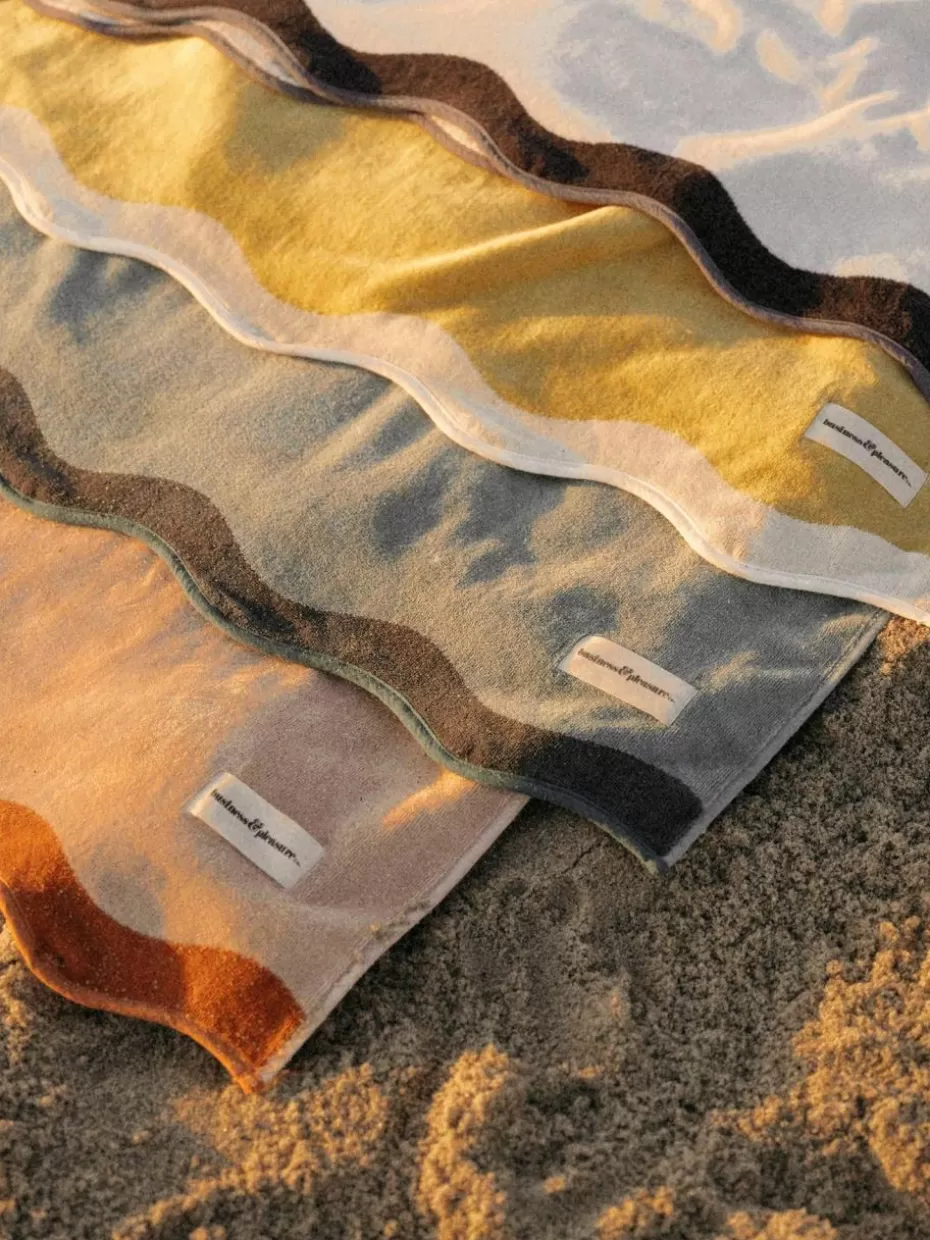 Strand- & Hamamtücher-Business & Pleasure Strandtuch Wave