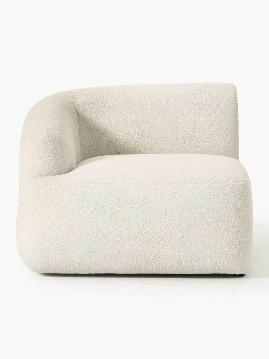 Sofas | Sofaserien-Westwing Collection Teddy-Eckmodul Sofia Teddy Off White