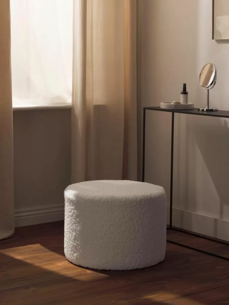 Flur Hocker | Hocker-Westwing Collection Teddy-Hocker Daisy Teddy Cremeweiß