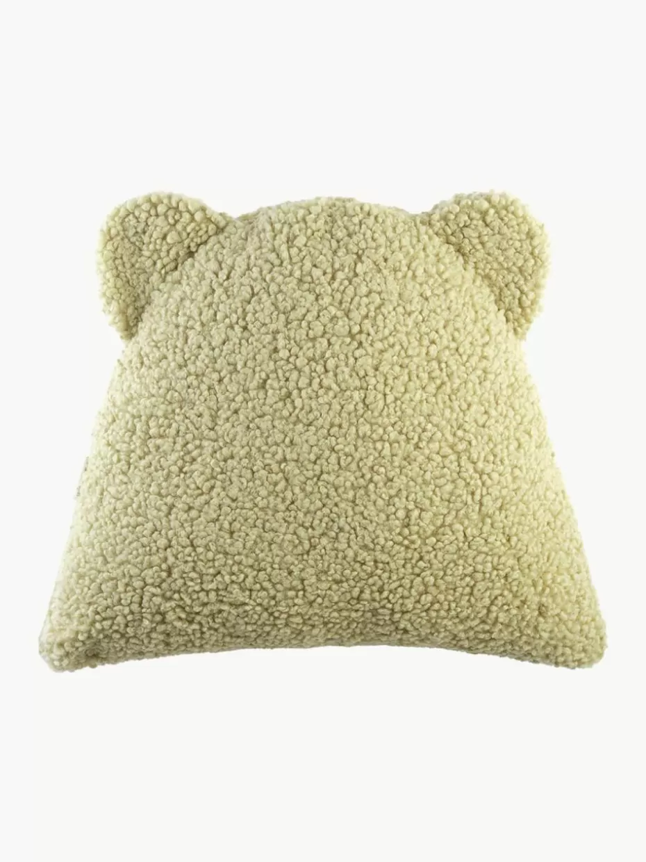 Kissen-Wigiwama Teddy-Kuschelkissen Bear Hellgrün