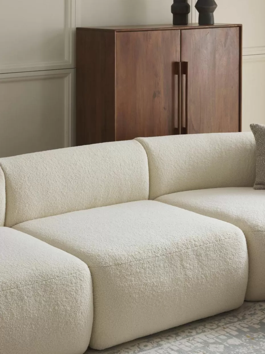 Sofas | Sofaserien-Westwing Collection Teddy-Mittelmodul Sofia Teddy Off White