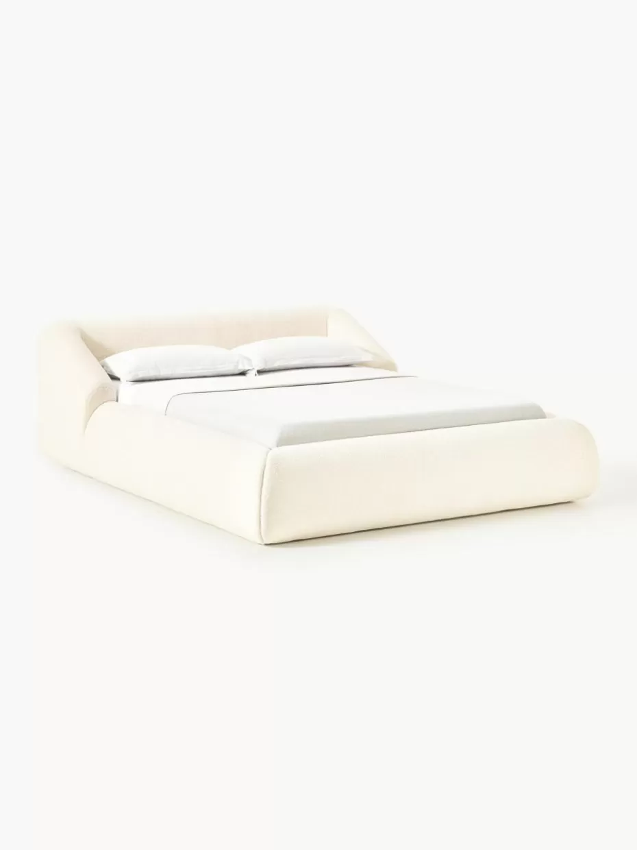 Betten | Sofaserien-Westwing Collection Teddy-Polsterbett Sofia Teddy Off White