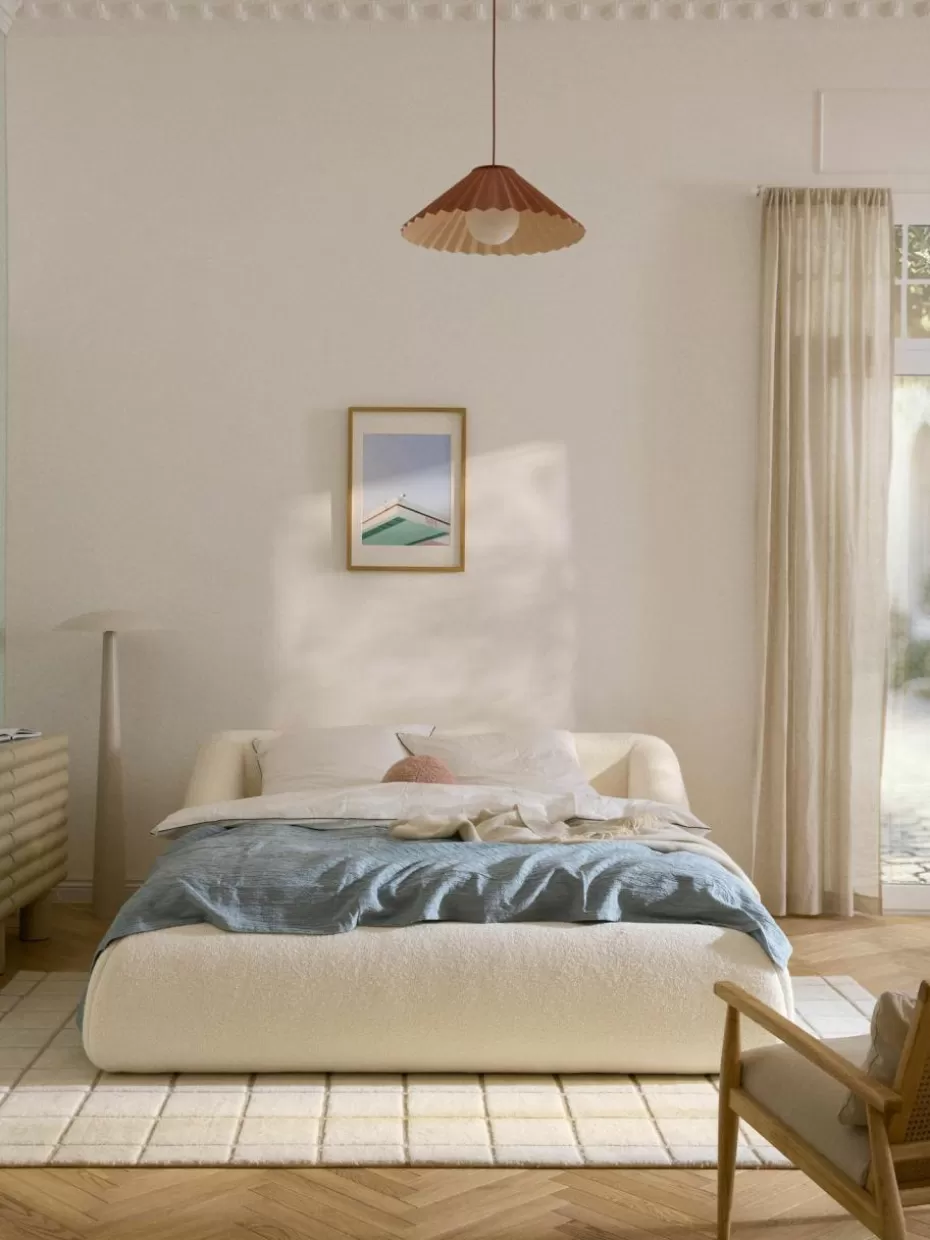 Betten | Sofaserien-Westwing Collection Teddy-Polsterbett Sofia Teddy Off White