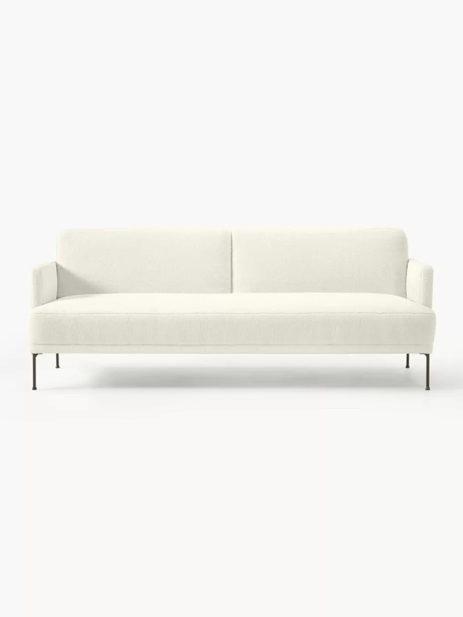 Sofas | Sofaserien-Westwing Collection Teddy-Schlafsofa Fluente (3-Sitzer) Teddy Off White