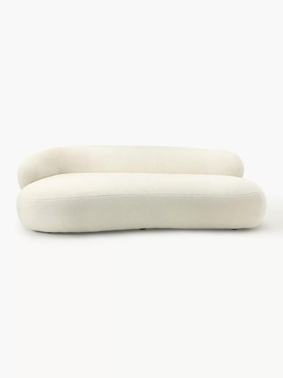 Sofas | Sofaserien-Westwing Collection Teddy-Sofa Alba (3-Sitzer) Teddy Off White