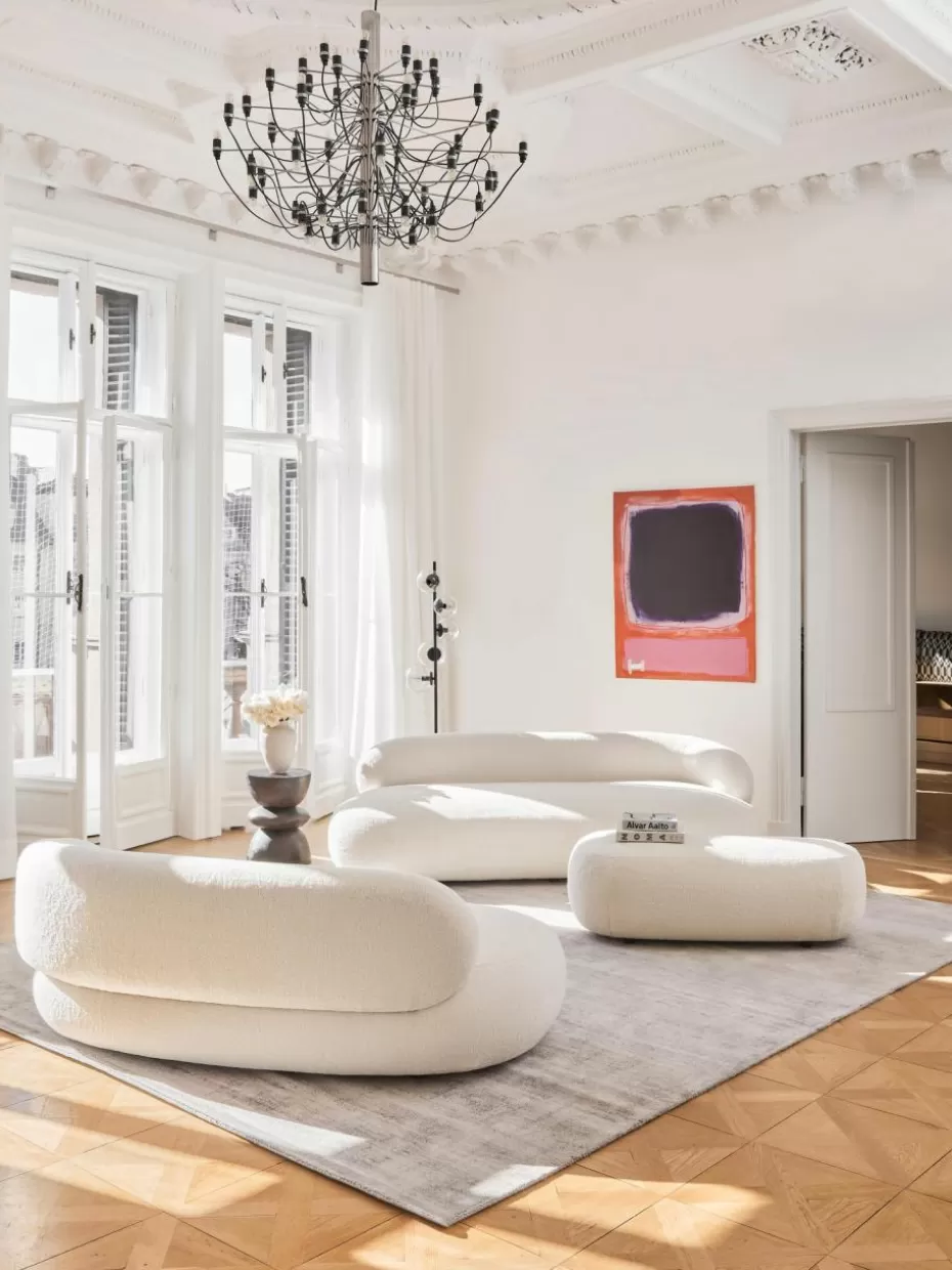 Sofas | Sofaserien-Westwing Collection Teddy-Sofa Alba (2-Sitzer) Teddy Off White