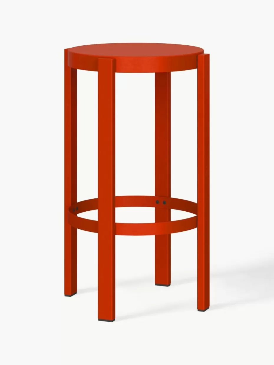 Barhocker-Noo.ma Thekenhocker Doon aus Metall Rot