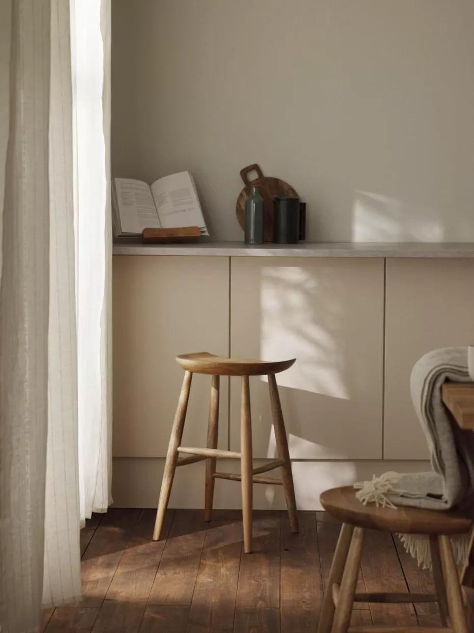 Barhocker-Westwing Collection Thekenhocker Nino aus Mangoholz