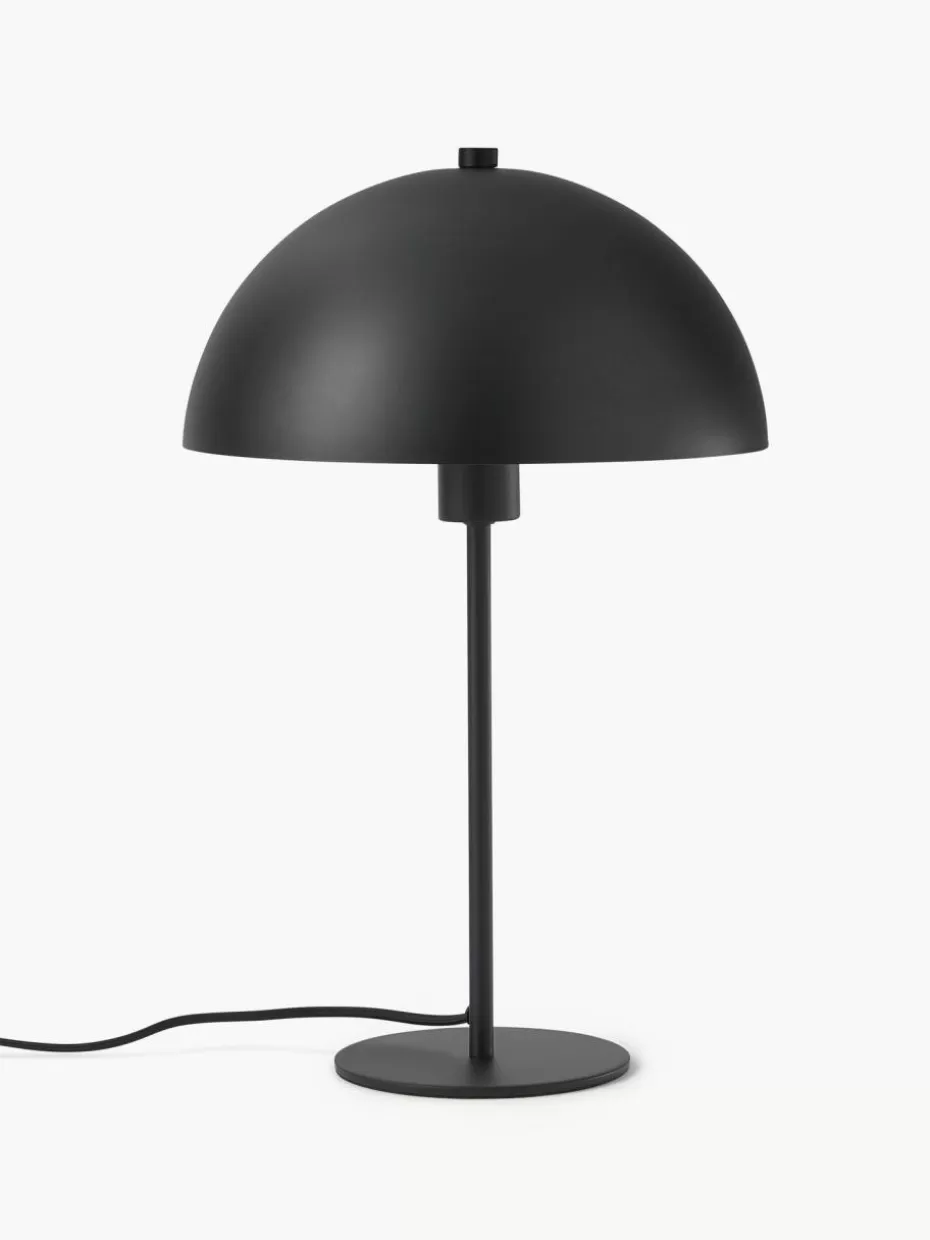 Nachttischlampen-Westwing Collection Tischlampe Matilda Schwarz