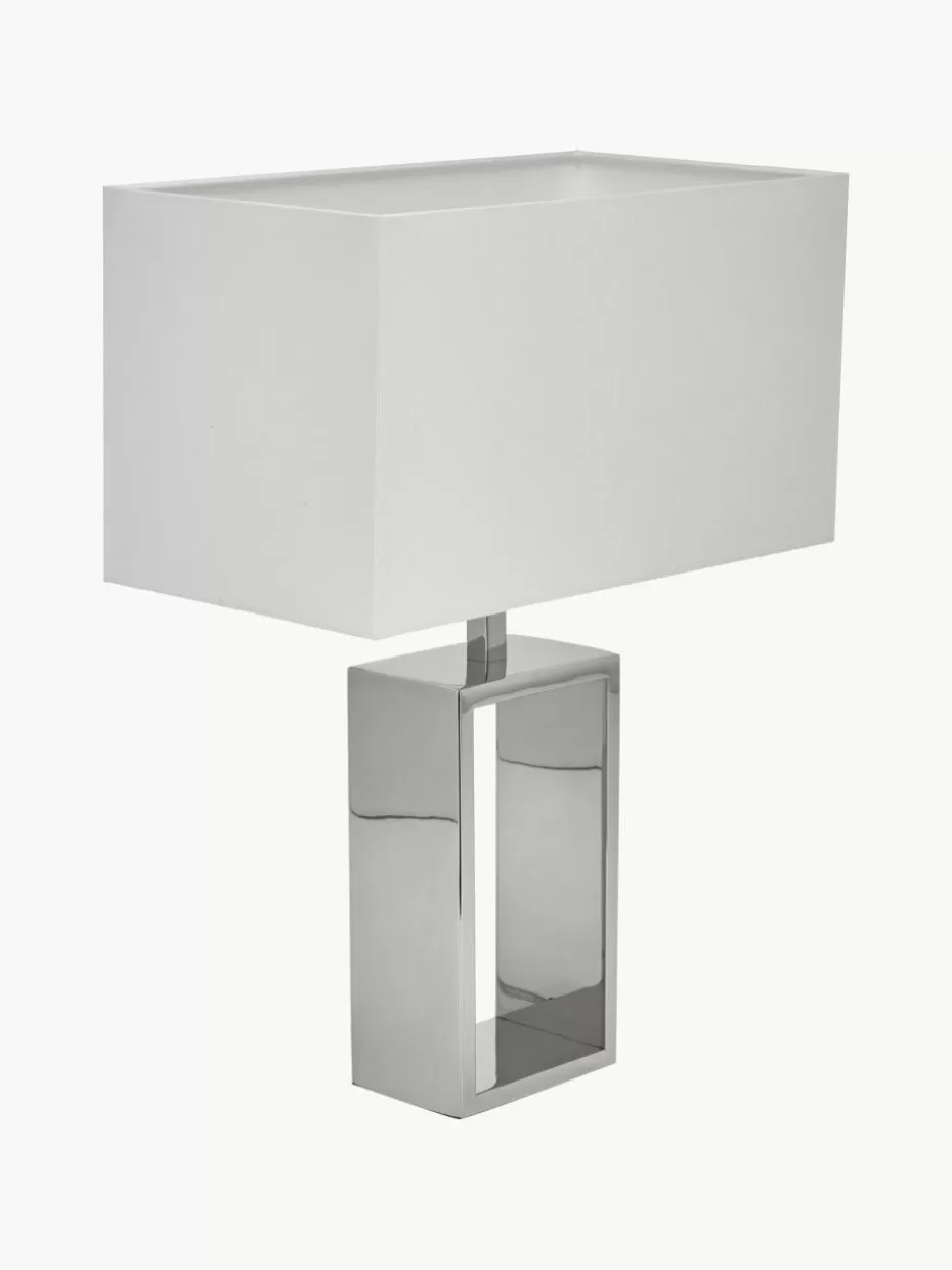 Nachttischlampen-Villeroy & Boch Tischlampe Shanghai in Chrom