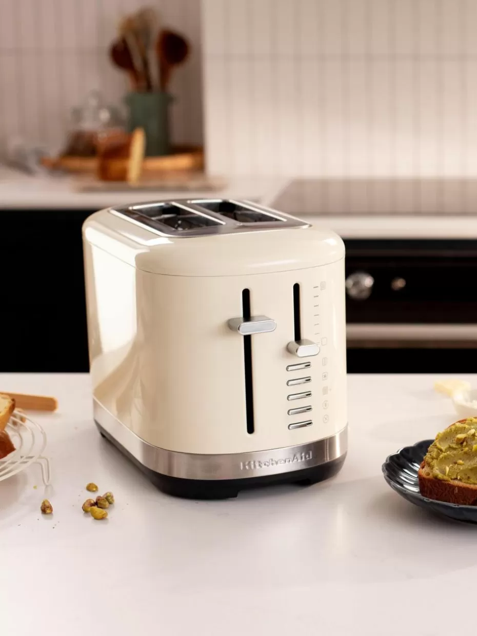 Toaster-KitchenAid Toaster Almond Cremeweiß, glänzend