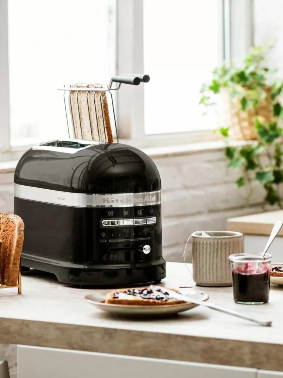 Toaster-KitchenAid Toaster Artisan Schwarz, glänzend