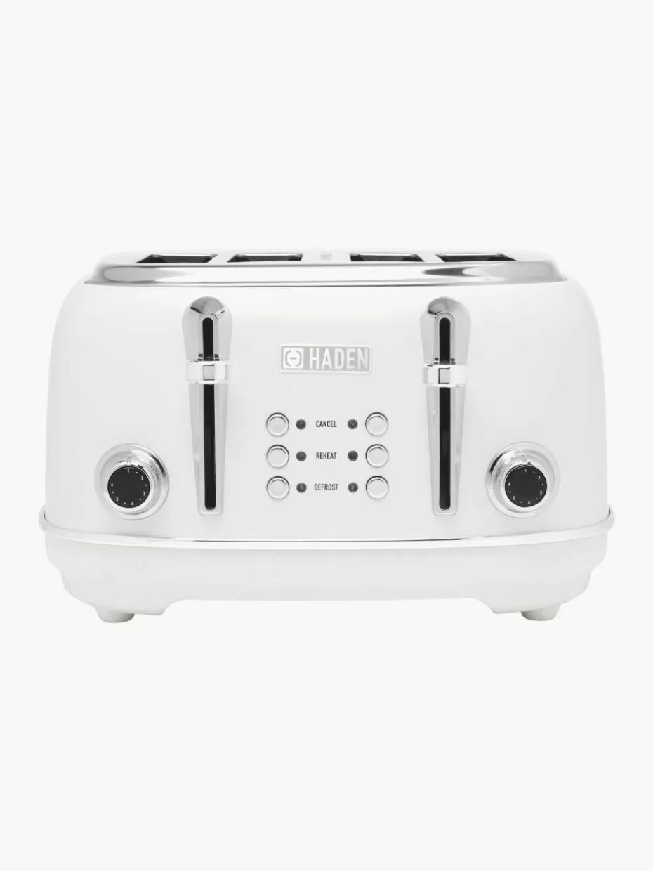 Toaster-Haden Toaster Heritage Weiß, Silberfarben