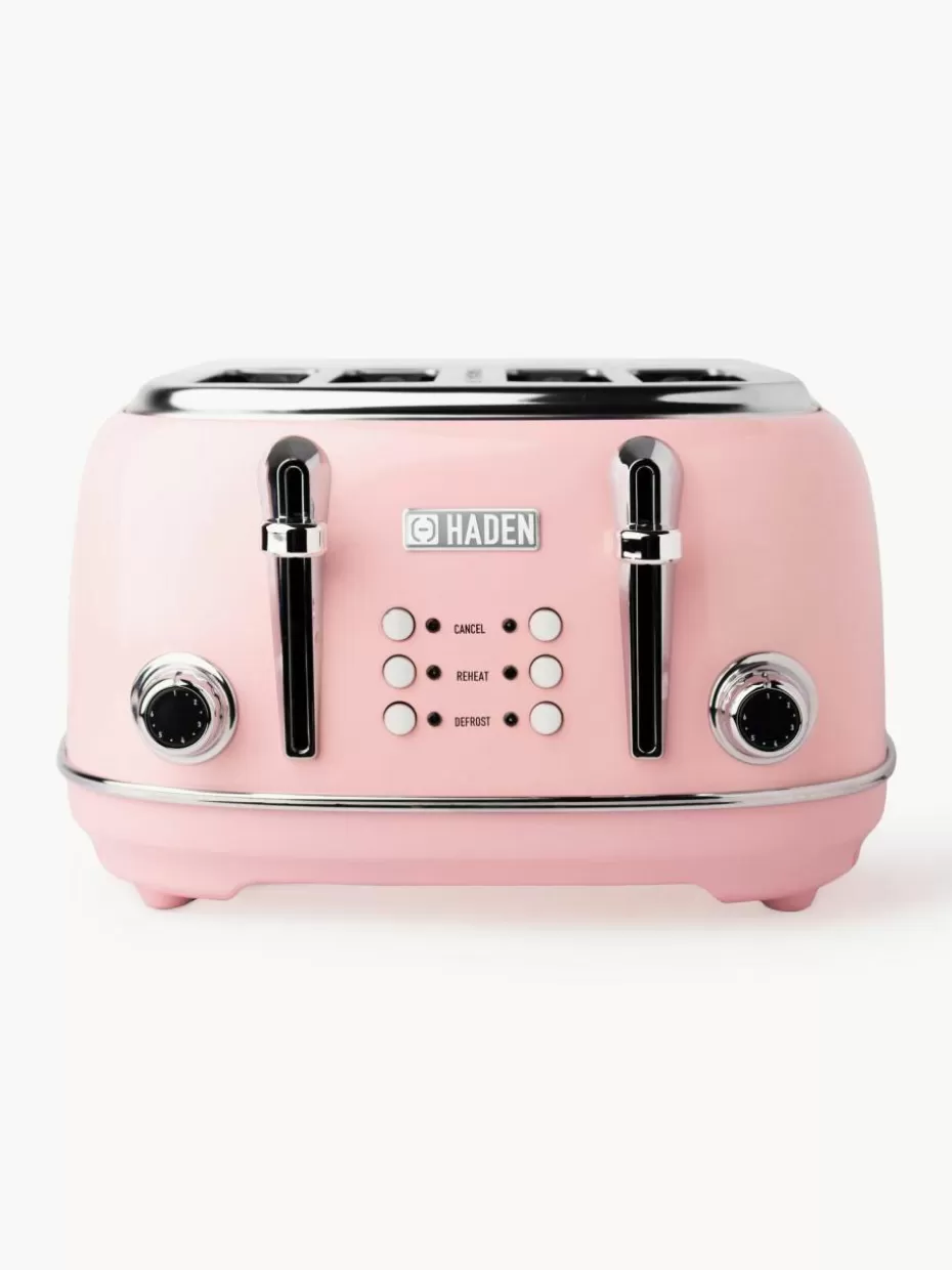 Toaster-Haden Toaster Heritage Rosa, Silberfarben