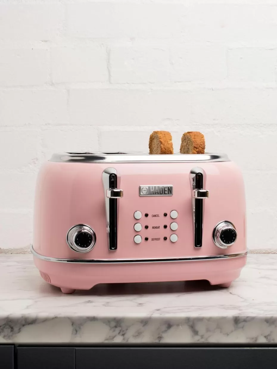 Toaster-Haden Toaster Heritage Rosa, Silberfarben