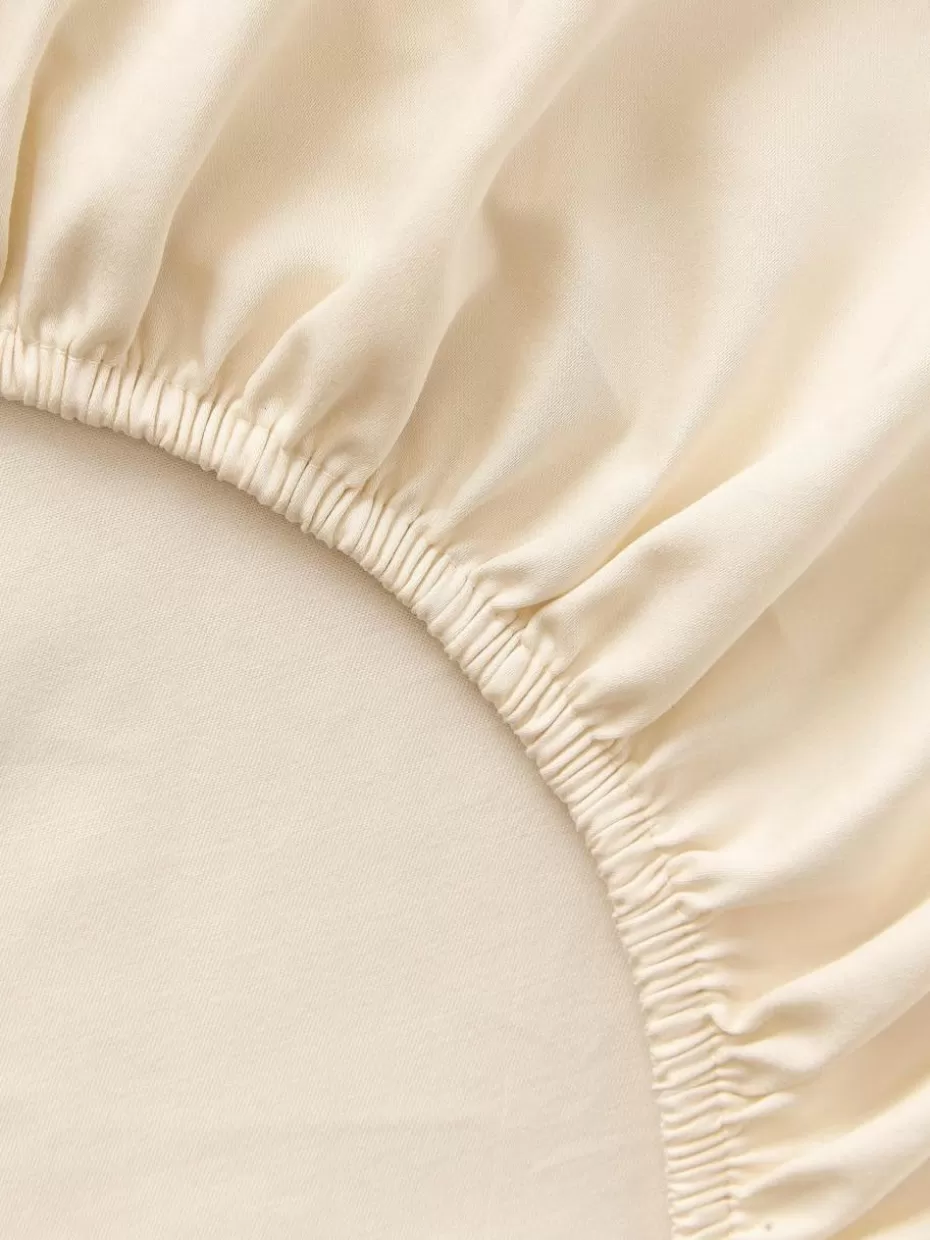 Spannbettlaken-Westwing Collection Topper-Spannbettlaken Premium, Baumwollsatin Peach