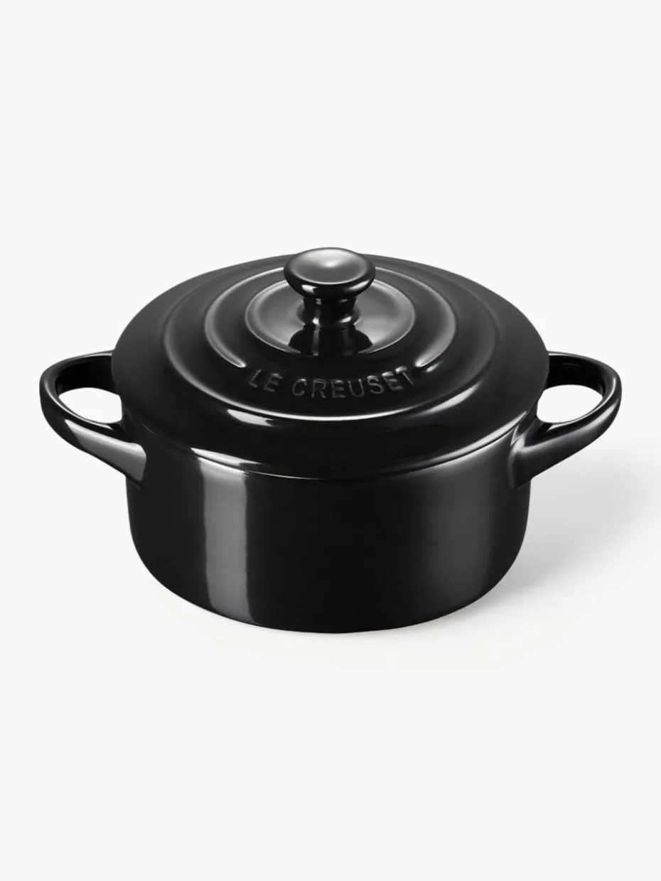 Töpfe-Le Creuset Töpfchen Cocotte Mini Schwarz