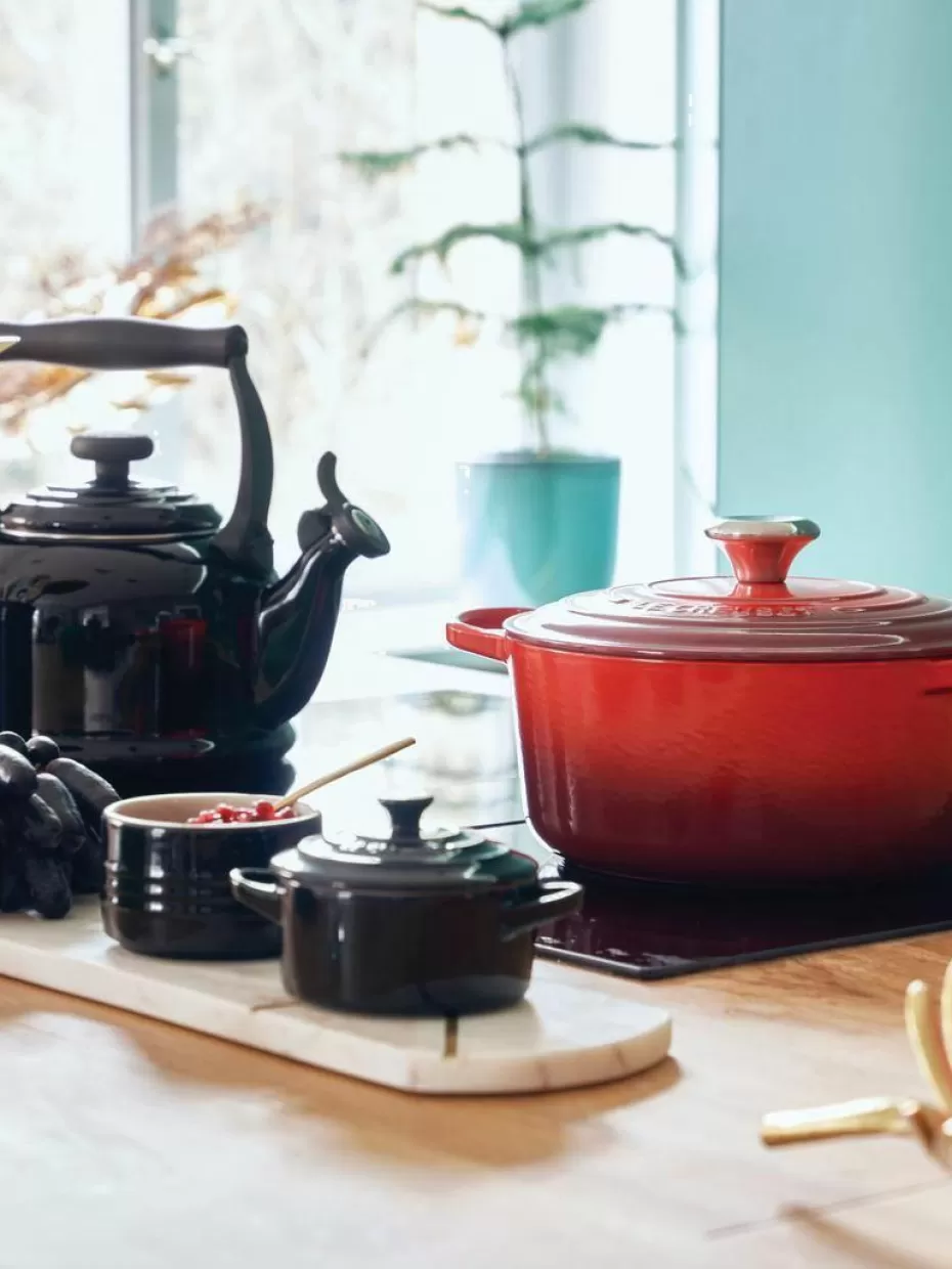Töpfe-Le Creuset Töpfchen Cocotte Mini Schwarz