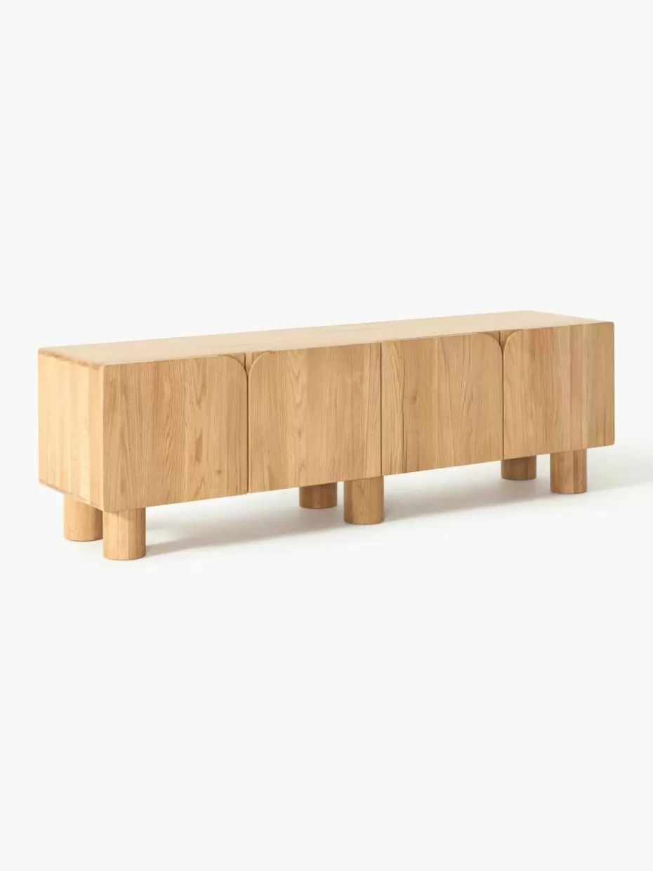 Kommoden & Sideboards | Kommoden & Sideboards-Westwing Collection TV-Lowboard Cadi aus Eichenholz Eichenholz, geölt