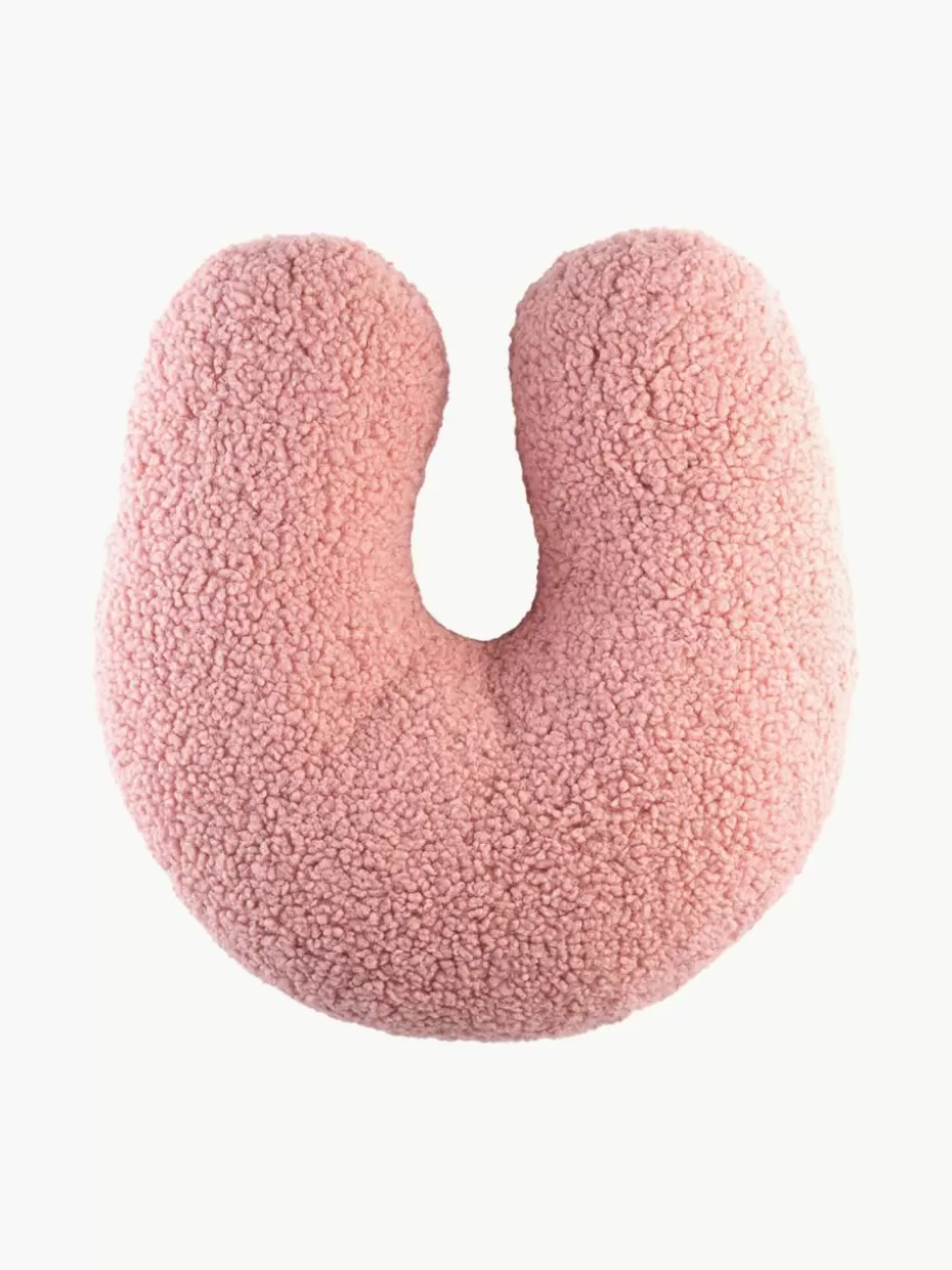 Kissen-Wigiwama U-Kissen Arch aus Teddy Hellrosa