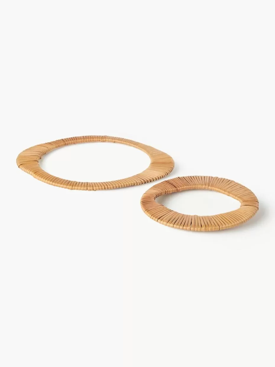 Untersetzer-Broste Copenhagen Untersetzer Tini aus Rattan, 2er-Set