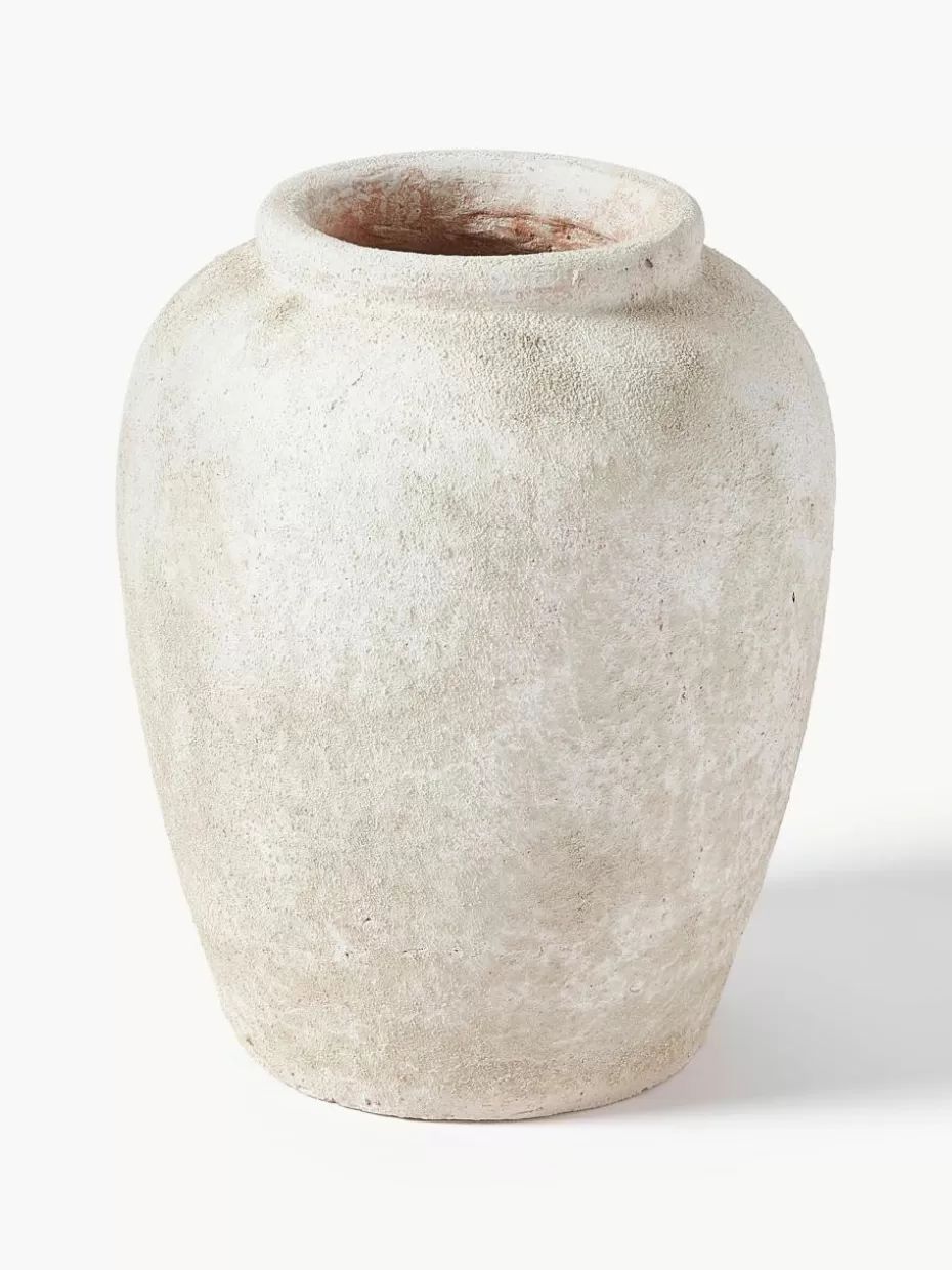 Vasen-Westwing Collection Vase Leana mit Sand-Finish, H 32 cm