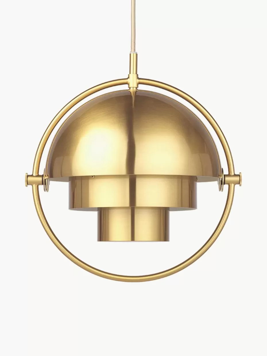 Pendelleuchten-GUBI Verstellbare Pendelleuchte Multi-Lite, in verschiedenen Größen Goldfarben, glänzend