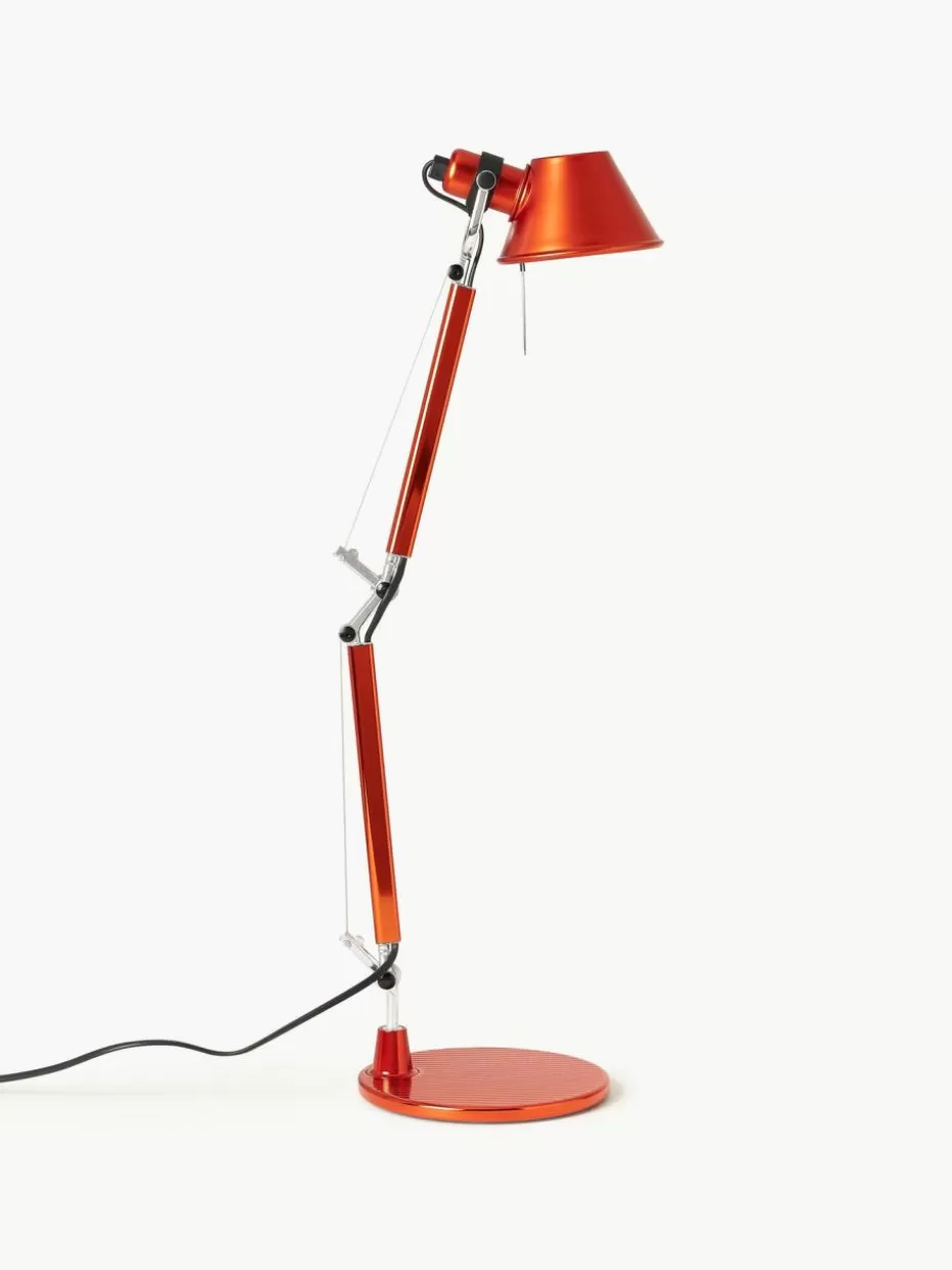 Schreibtischlampen-Artemide Verstellbare Schreibtischlampe Tolomeo Micro Orange