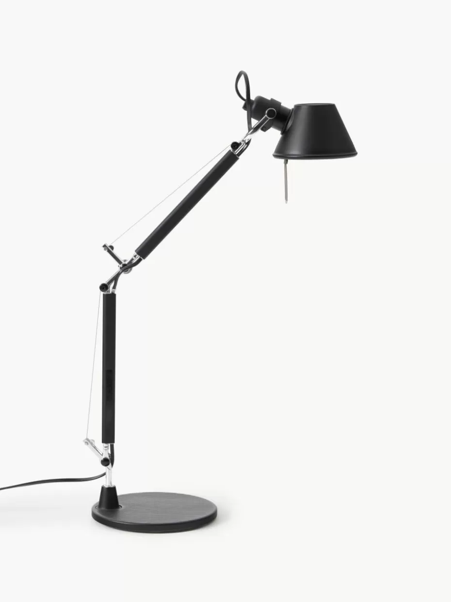Schreibtischlampen-Artemide Verstellbare Schreibtischlampe Tolomeo Micro Schwarz