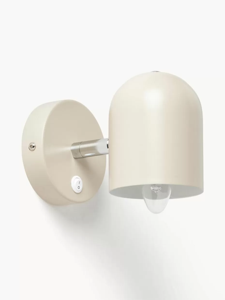 Wandstrahler-Westwing Collection Verstellbare Wandleuchte Almo Hellbeige
