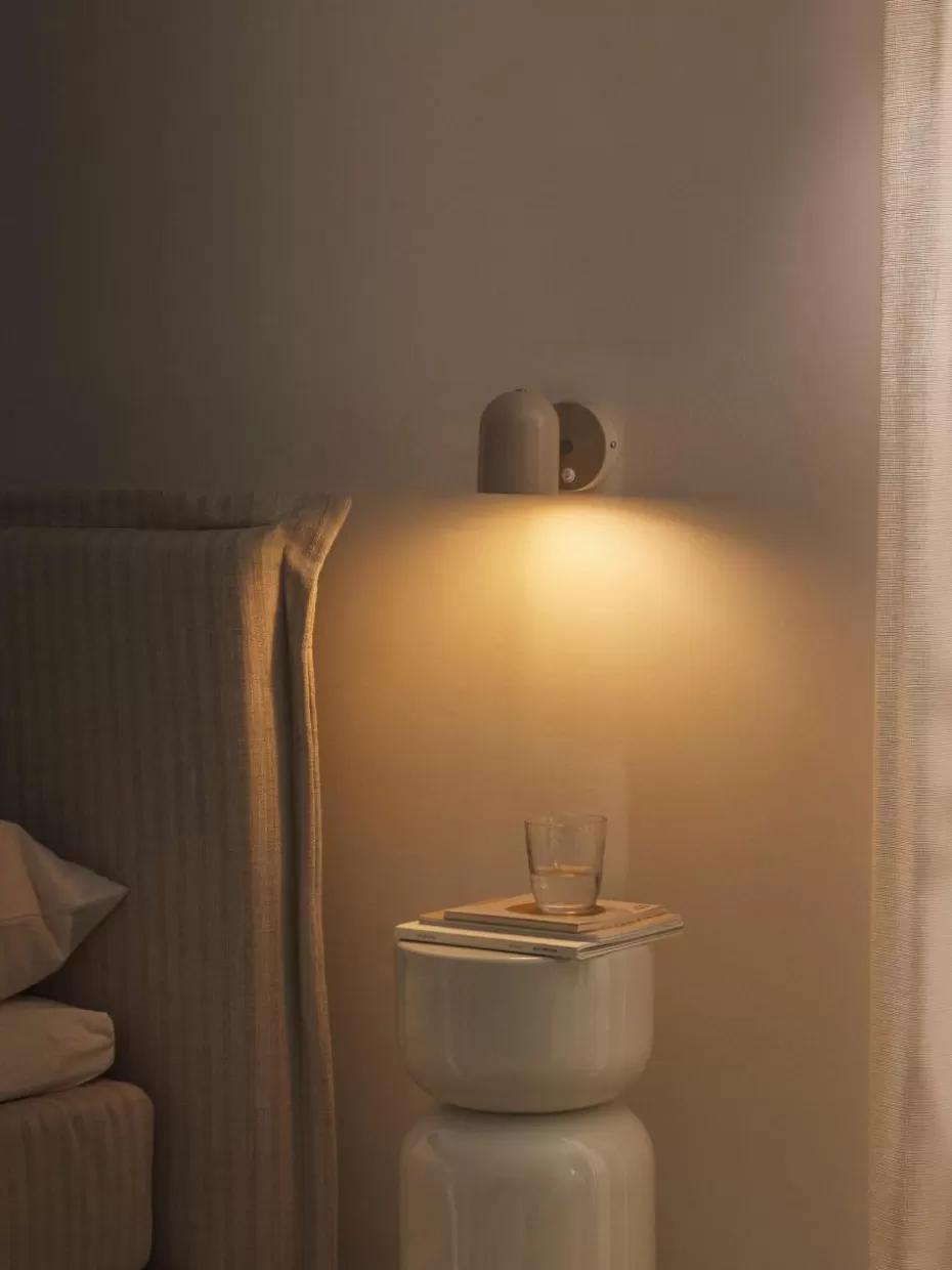 Wandstrahler-Westwing Collection Verstellbare Wandleuchte Almo Hellbeige