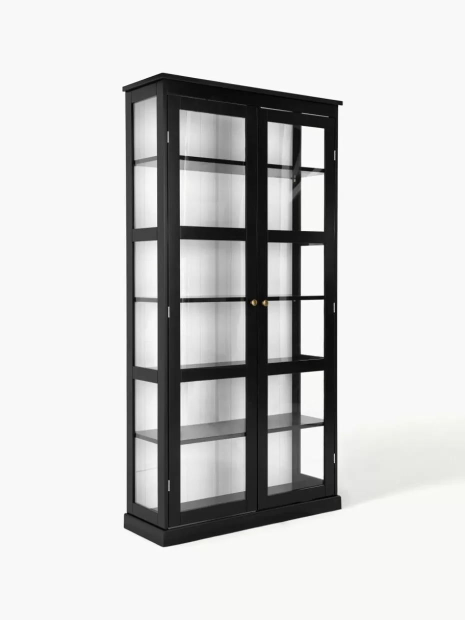 Vitrinen-Ellos Home Vitrine Wilma Schwarz