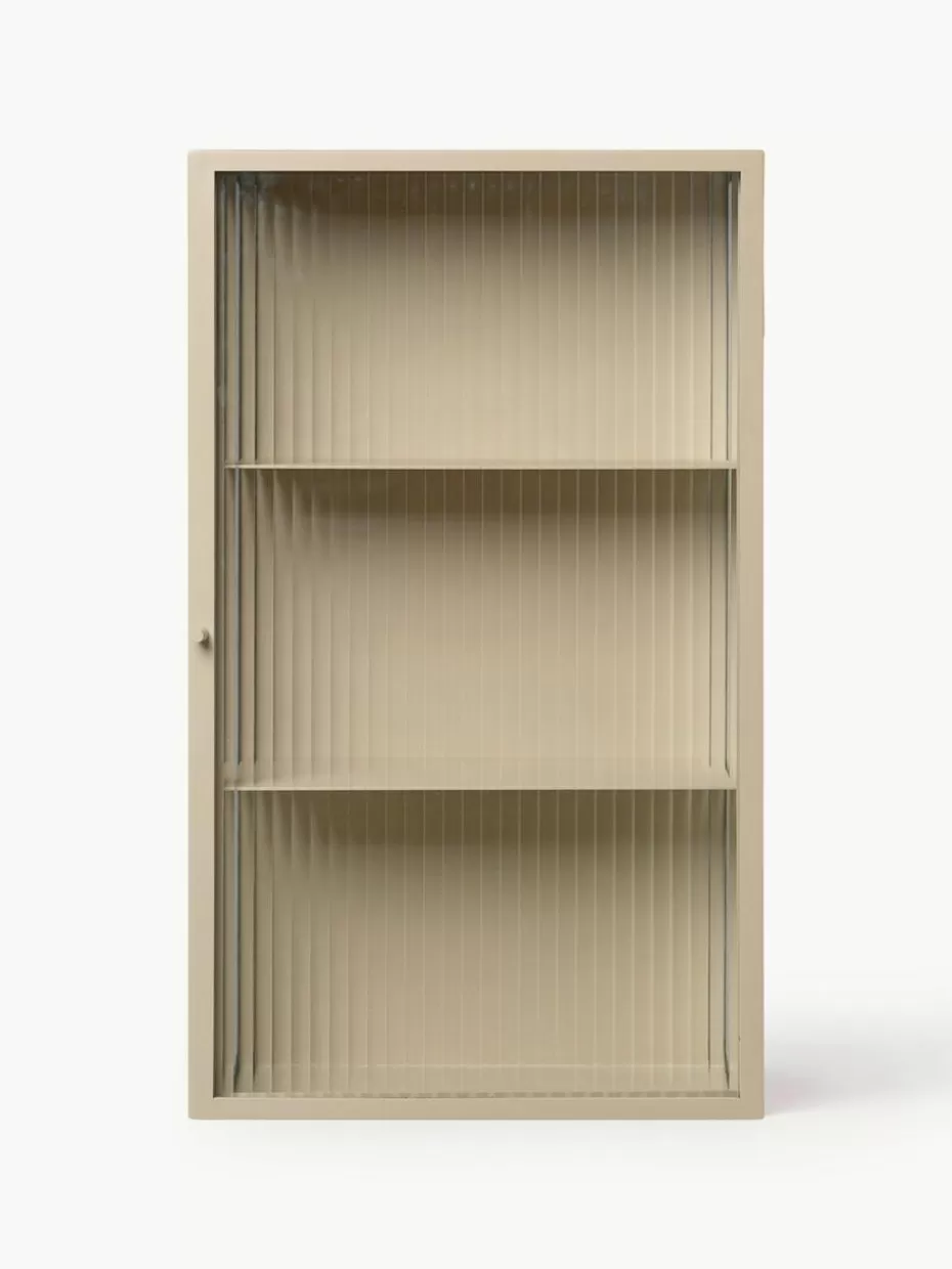 Badregale-ferm LIVING Wand-Badregal Haze Transparent, Hellbeige