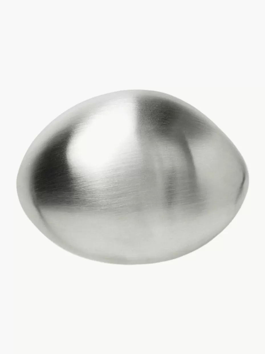 Garderoben-ferm LIVING Wandhaken Lemon Silberfarben